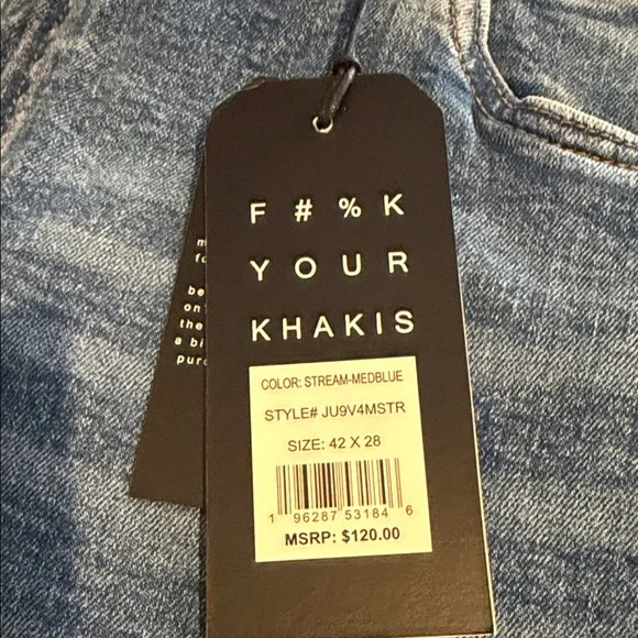 Men's Light Blue Bootcut Jeans by F Your Khakis - Picture 2 of 6